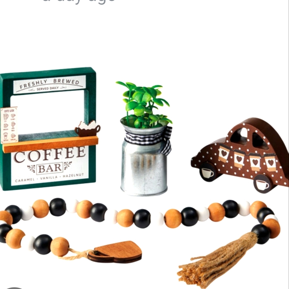 Coffee Bar Decor Set